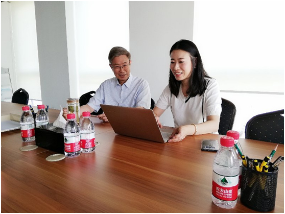 pg电子集团向导进京向吴院士汇报项目希望