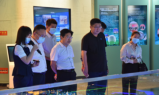 pg电子集团刘元柱董事长受邀到济南国际医学科学中心旅行考察